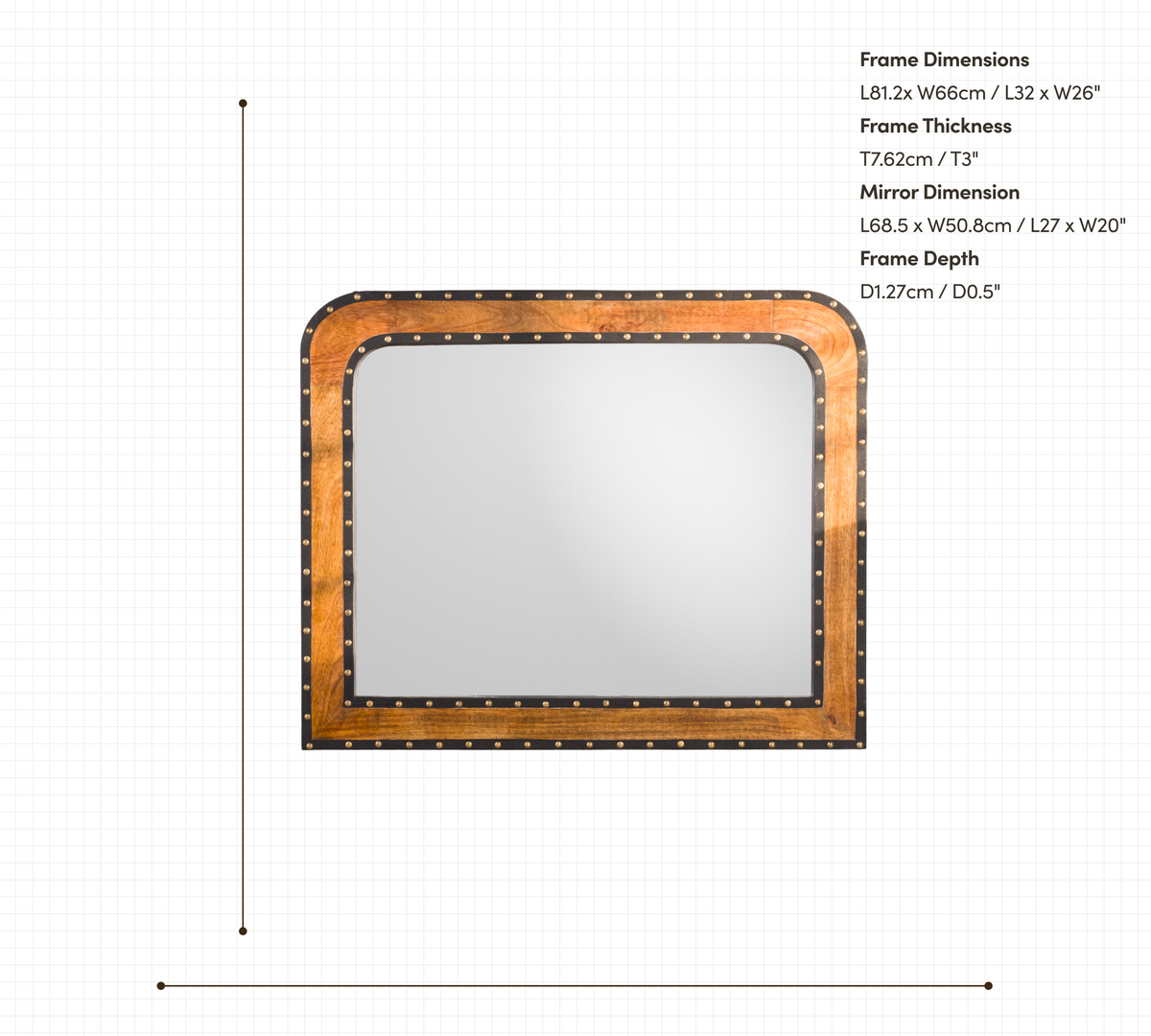 Bullet Frame Mirror