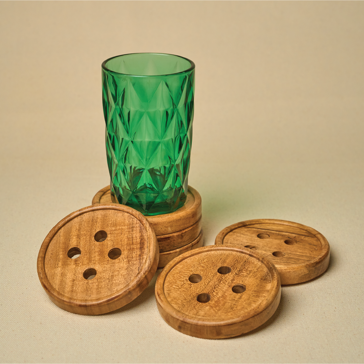 Button Coasters