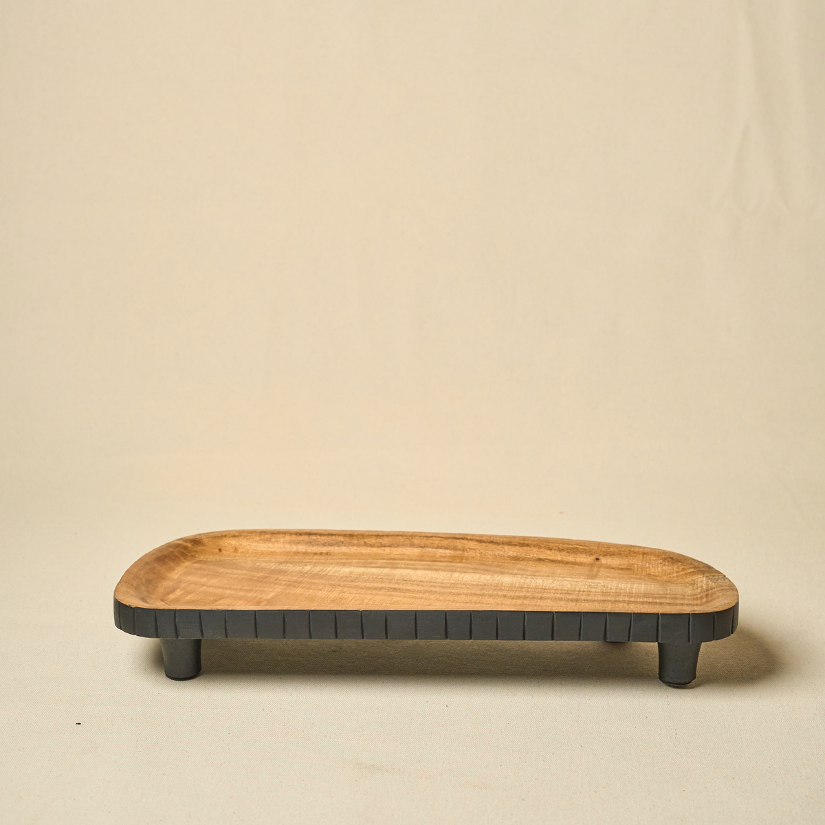 Wooden Asymmetric Platter S